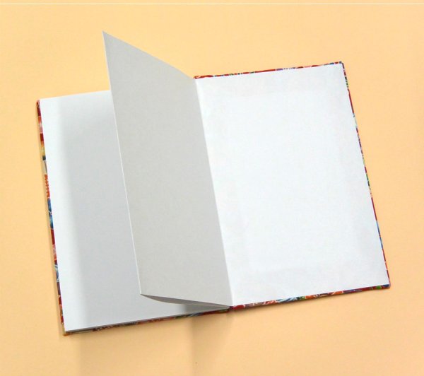 御朱印帳「花 赤色」