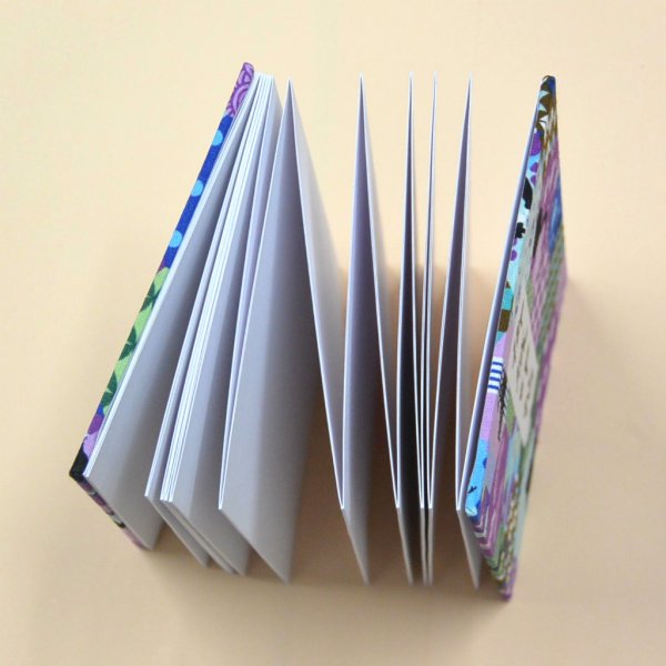 御朱印帳 御城印帖「和柄猫 紫」