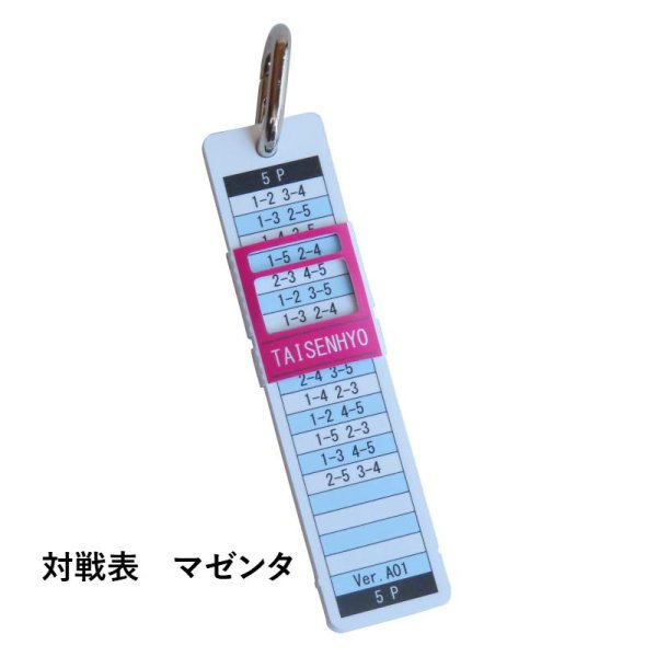 マゼンタ・乱数表・対戦表